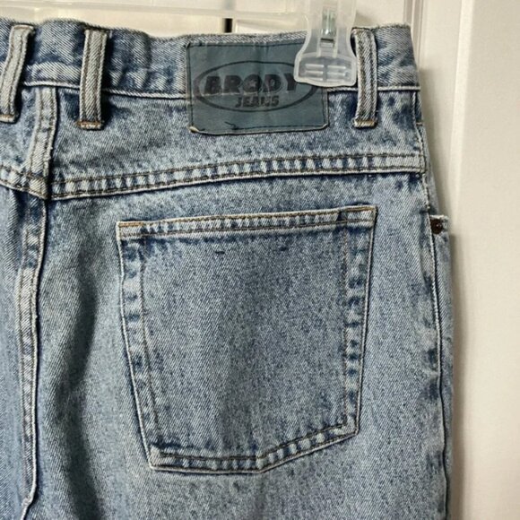 Vintage 90s Brody Light Wash High Rise Cotton Mom Jeans 30 - Picture 5 of 5